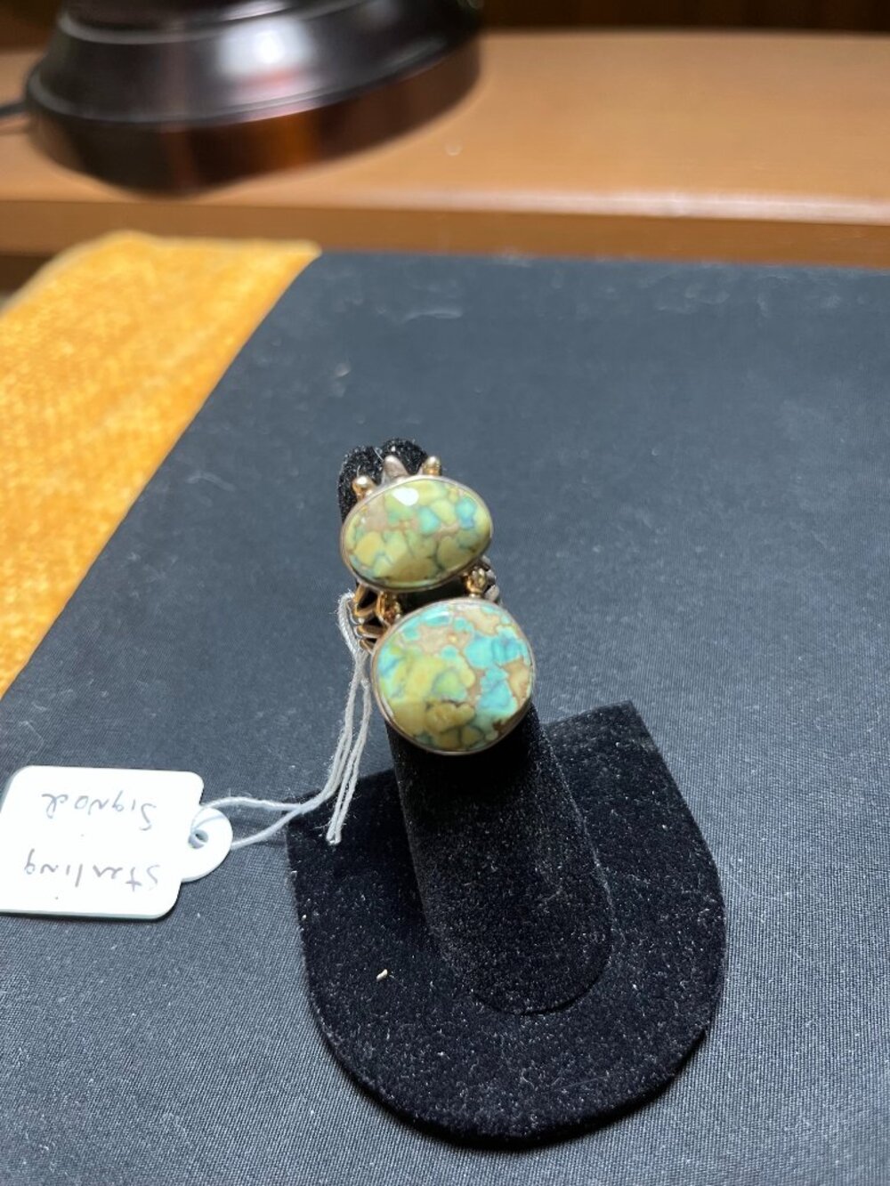 Ladies sterling and turquoise ring